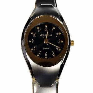 Meteor Plus Quartz Watch Stainless Steel Japan Movt Unisex NOT TESTED